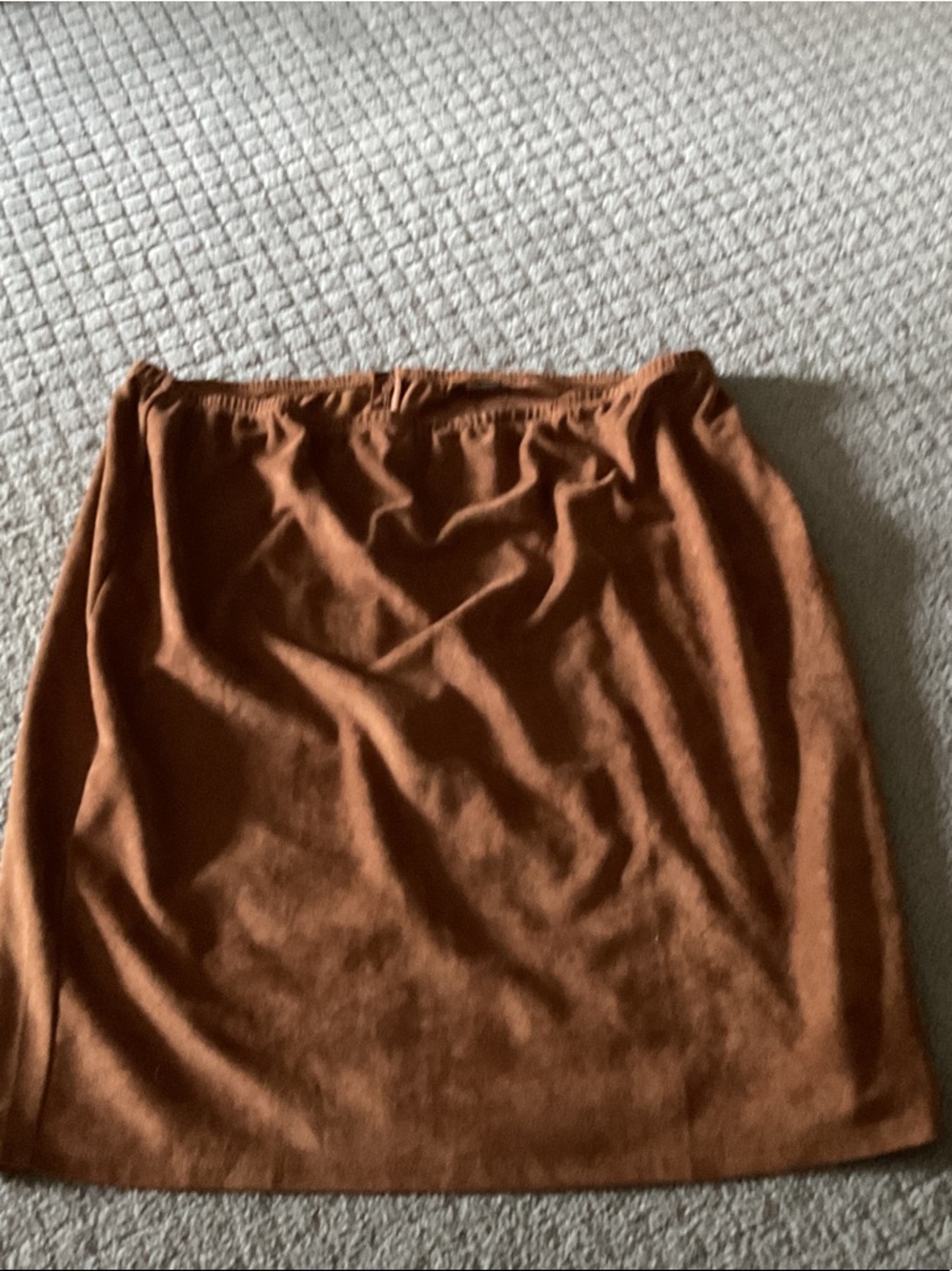 SHEIN Rust Brown Mini Skirt